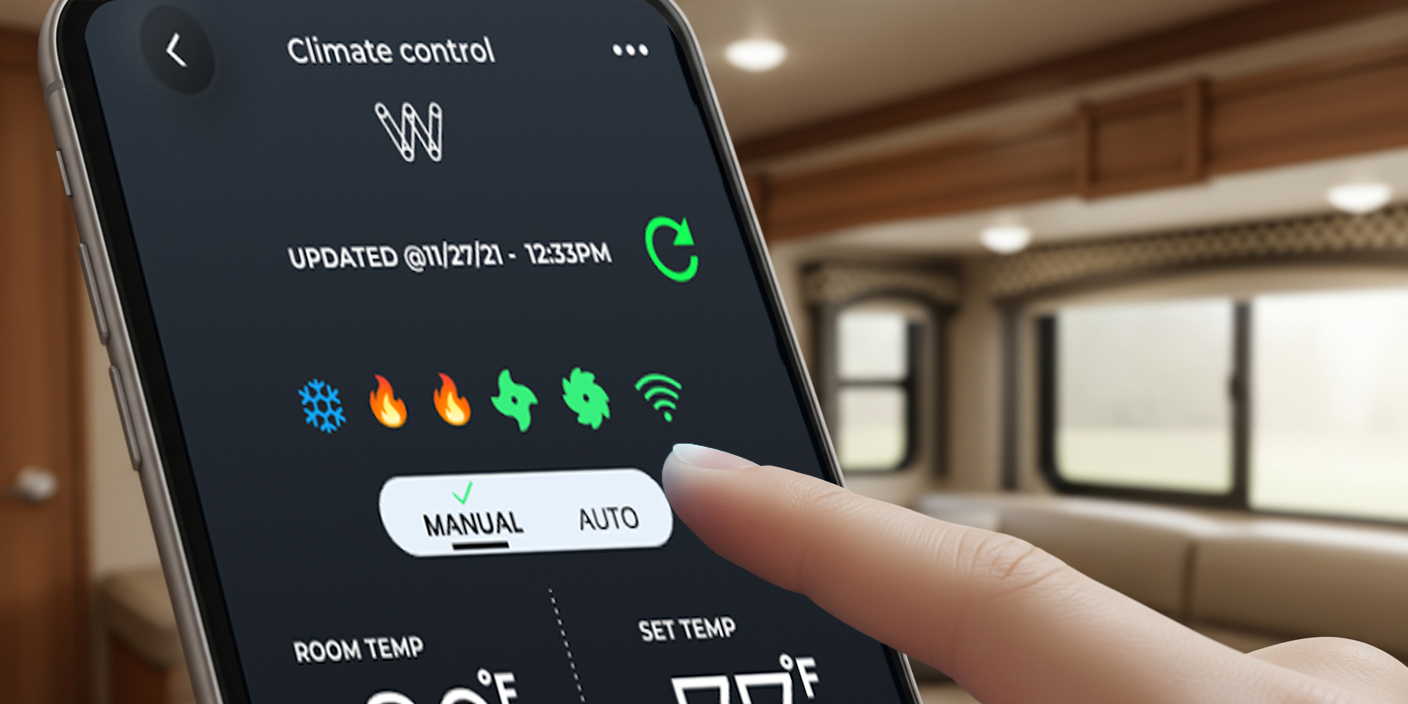 The Ultimate Guide to Bluetooth RV Thermostats: how they work, why pet parents swear by them, and why WalTech Vision 2.0 stands out